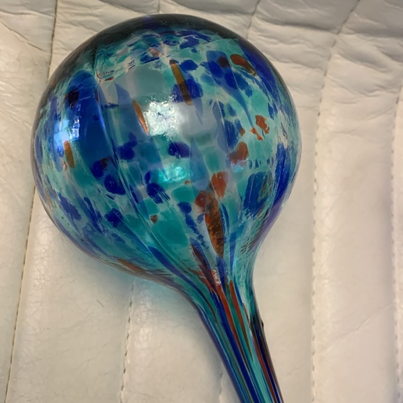 Blown Glass Plant Watering Bulbs - Set of 2 - Picture 2 of 6